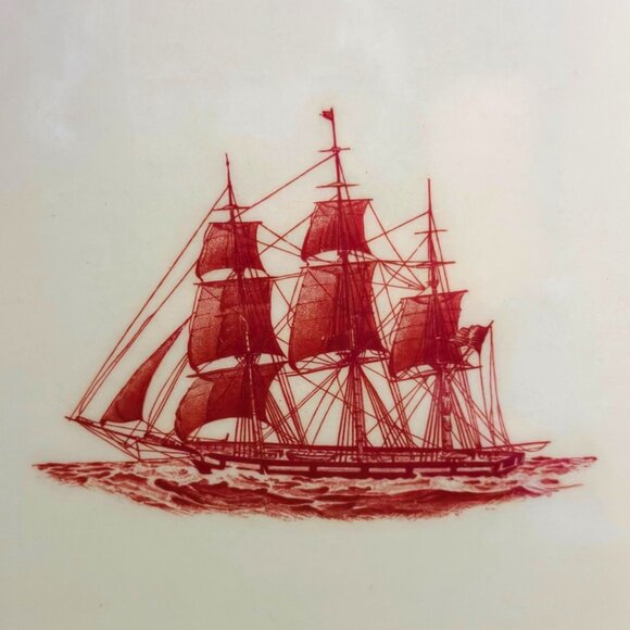 Wedgwood Georgetown Collection Ann McKim 1833 Flying Cloud Octagonal Platter - Picture 6 of 6